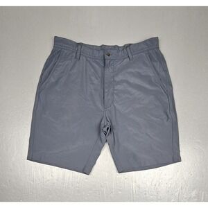 FootJoy Golf Shorts Mens 34 Grey 8" Inseam Flat Front Lightweight Performance